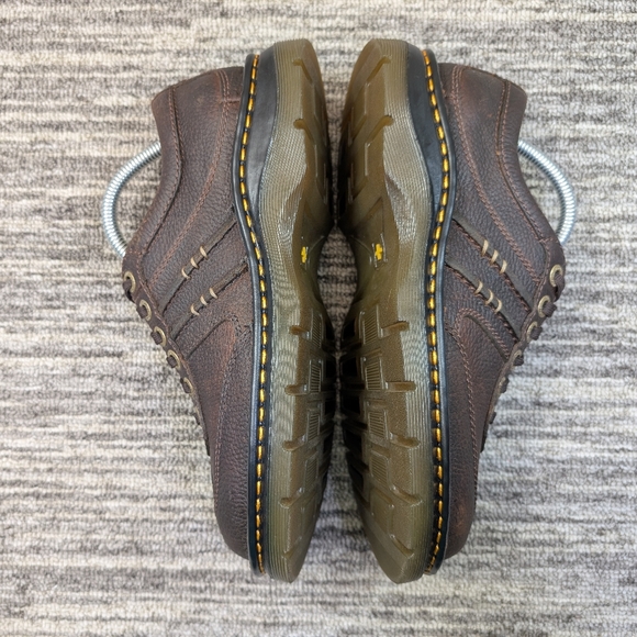 Dr. Martens Dark Brown Leather Oxfords - Picture 5 of 8